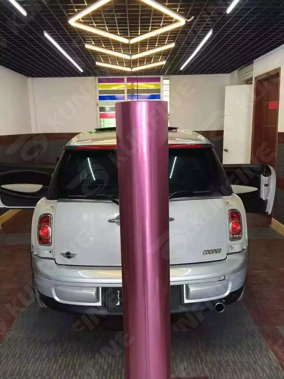 

Автомобильный Стайлинг Обёрточная бумага Авроры розовое Автомобильная виниловая пленка кузова Стикеры автомобиля Обёрточная бумага без воздушных пузырей Для Vehiche мотоцикл 1,52*18 м/рулон