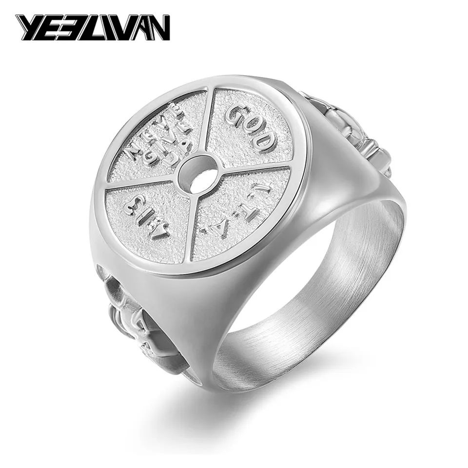 Штанга из титановой стали Спортивная вывеска мужское кольцо новый бренд крест