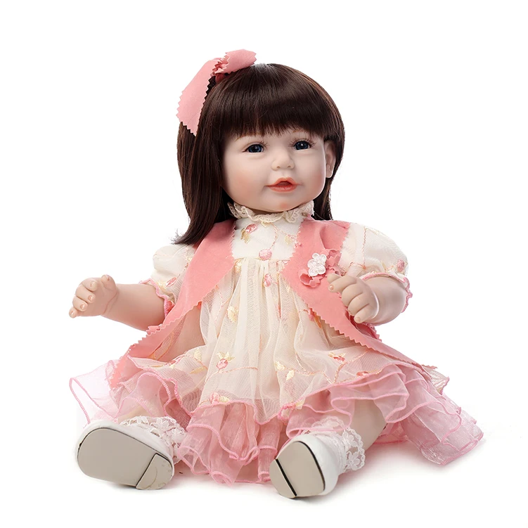 Силиконовая кукла Reborn Baby 52 см красивая одежда для девочки 20 дюймов детские