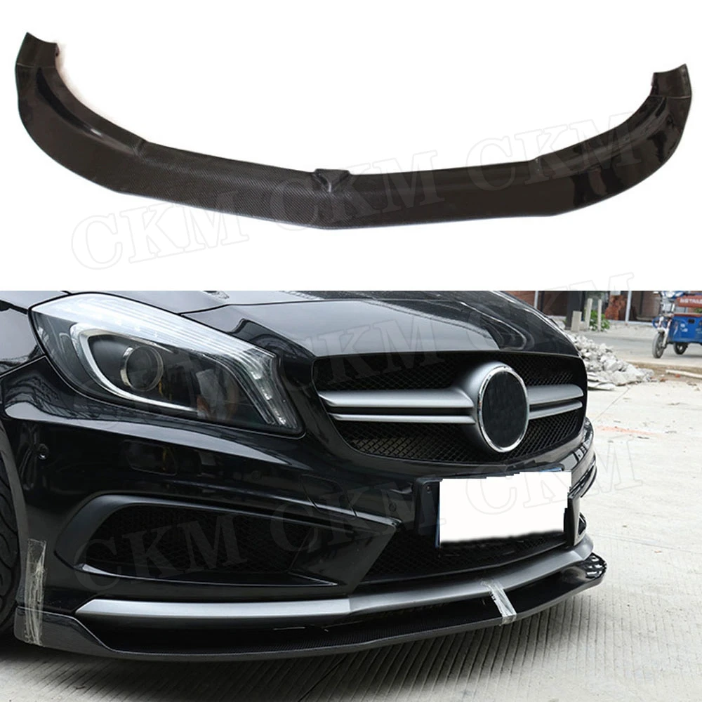 Передний бампер из углеродного волокна для Mercedes Benz A Class W176 A180 A200 A260 A45 RZ Style 2013-2016 |