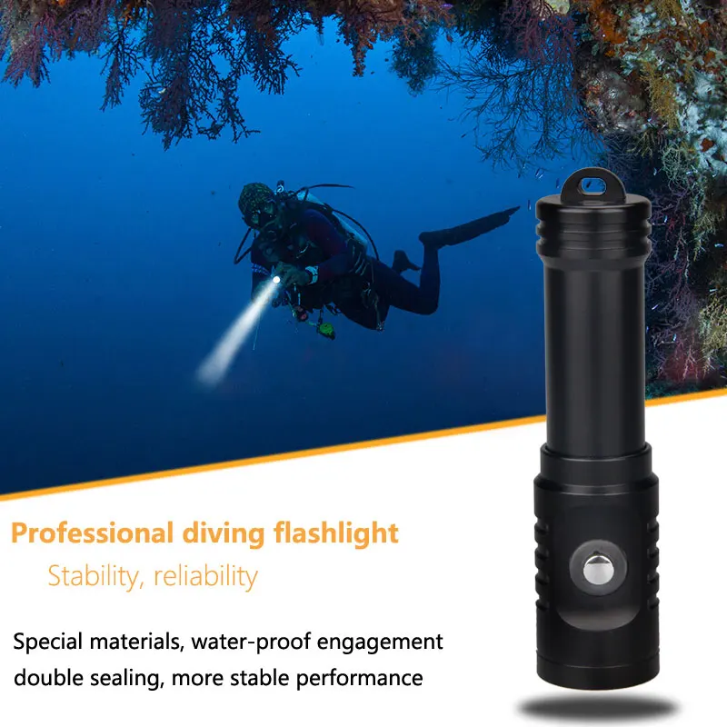 Профессиональный фонарик для дайвинга 3 режима L2 фонарь высокое качество белый