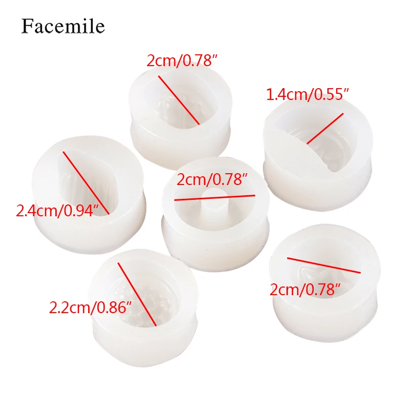 Facemile 6 шт. Фруктовый Хлеб силиконовая форма для изготовления Подвески Форма
