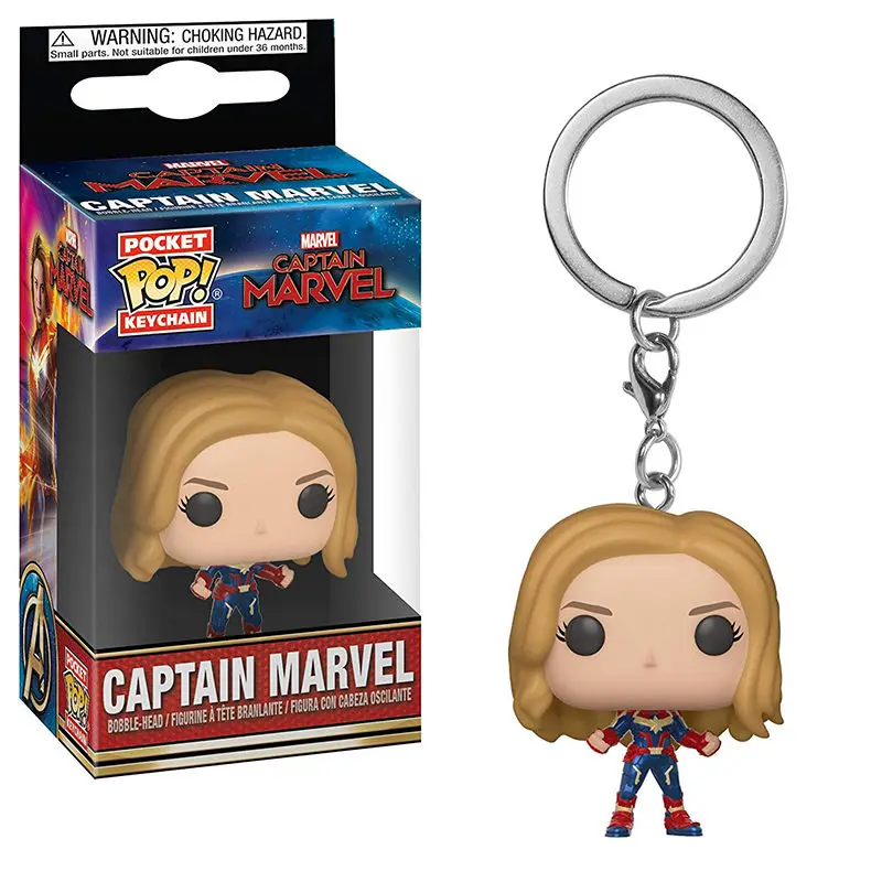 FUNKO POP Стэн ли Натан Леви Капитан Marvel ночной король призрак это Pennywise Карманный Брелок фигурка игрушки для детей