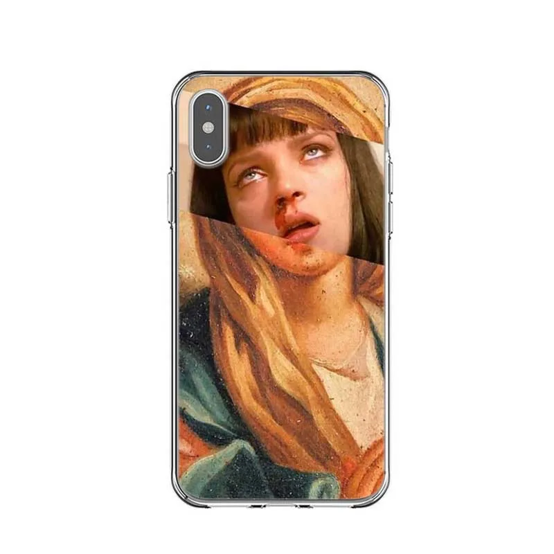 Забавные художественные чехлы Мона Лиза для iPhone X, XR, XS, MAX, Ван Гог, звездный, жесткий, ПК, телефон, чехол для iPhone 5 5S se, 6, 6S Plus, 7, 8 Plus