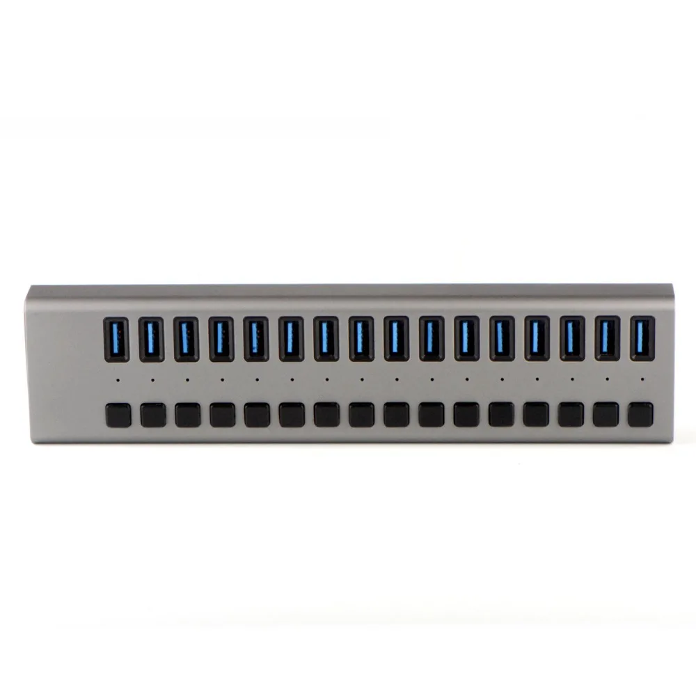 Acasis USB 3 0 концентратор 16 портов высокоскоростной 5 Гбит/с сплиттер промышленный со