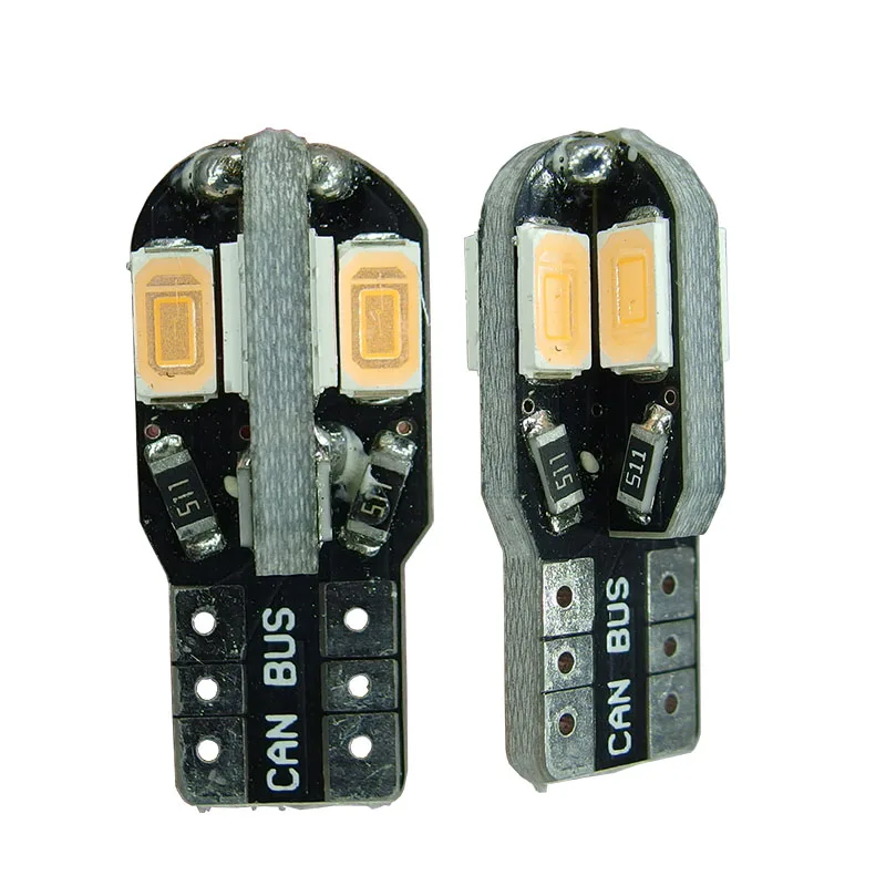 Светодиодная автомобисветильник лампа Canbus T10 8smd 5630 5730 без ошибок OBC W5W 194 SMD 2 шт. |