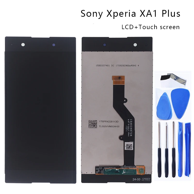 Оригинальный ЖК дисплей с рамкой для Sony Xperia XA1 Plus G3426 G3421 G3412 G3416G дигитайзер