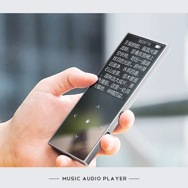Металлический Mp3 плеер bluetooth с Сенсорный экран Встроенный Динамик Бенджи k8 HIFI