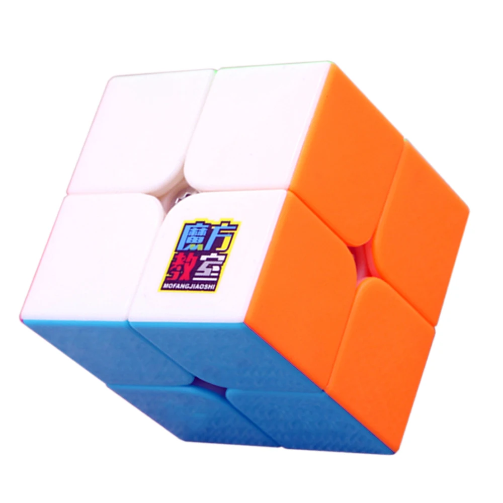 Мою MF2S 2x2x2 Stickerless Профессиональный Скорость Magic Cube игрушка для малышей 2*2*2 mofangjiaoshi головоломка куб