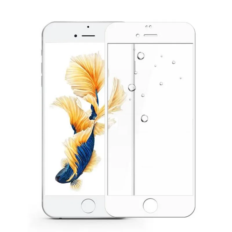 3D 9H полное покрытие закаленное стекло для iPhone 7 8 Plus 5 5S 5C SE Защитная пленка для экрана на iPhone 6 6s Plus XS