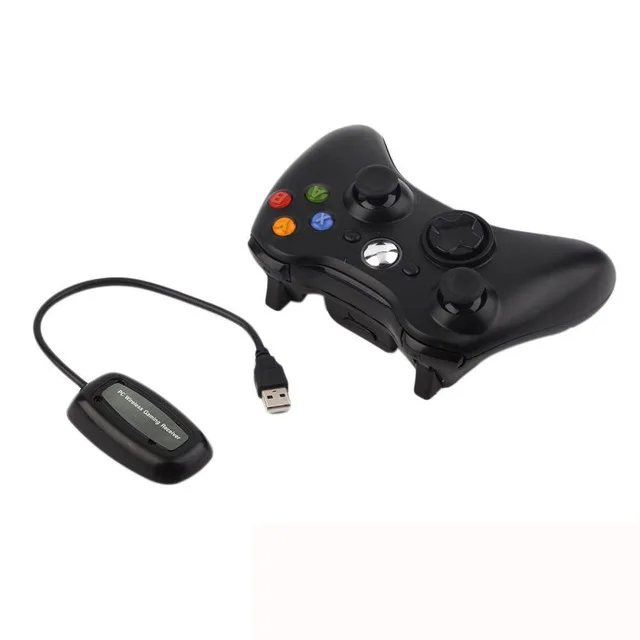Черный 2,4G беспроводной геймпад для Xbox 360 контроллер Манетт для Xbox360 для Microsoft Xbox 360 игровой джойстик для PC Win7/8/10 - Цвет: Черный