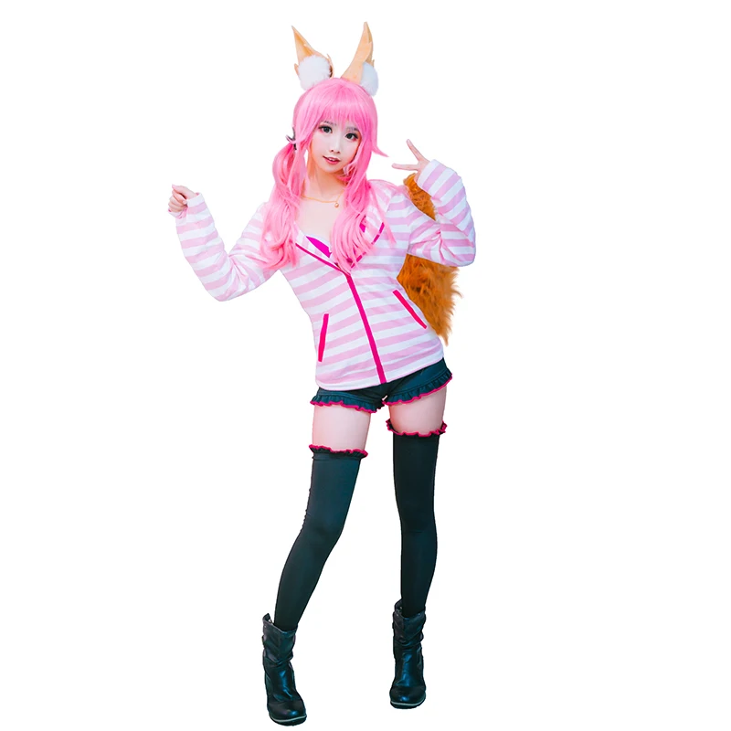 FateEXTRA CCC Tamamo no Mae верхняя одежда шорты Униформа аниме косплей костюмы 11|fate extra