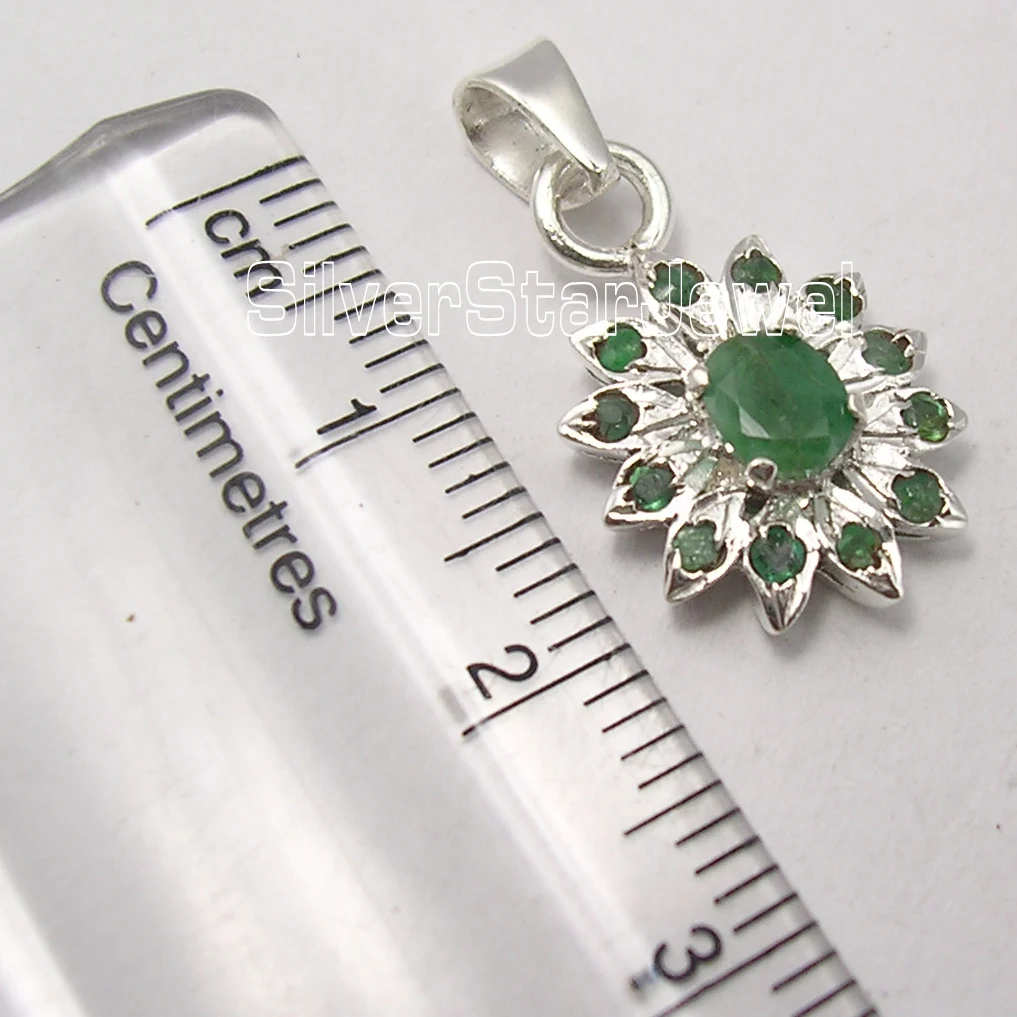Выбор Muiltiple Chanti International. Серебряная подвеска RUBI Emeralds Sappfire см 2,3 см ювелирные изделия