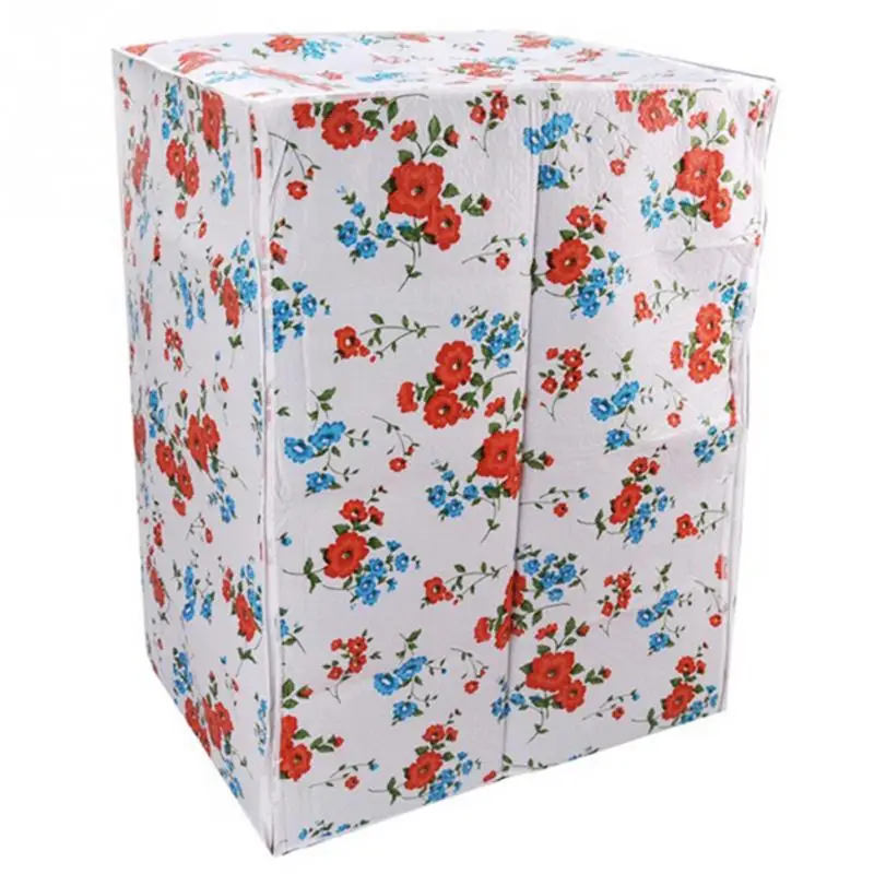 Цветочный узор толще водонепроницаемый прочный для стиральной машины на молнии