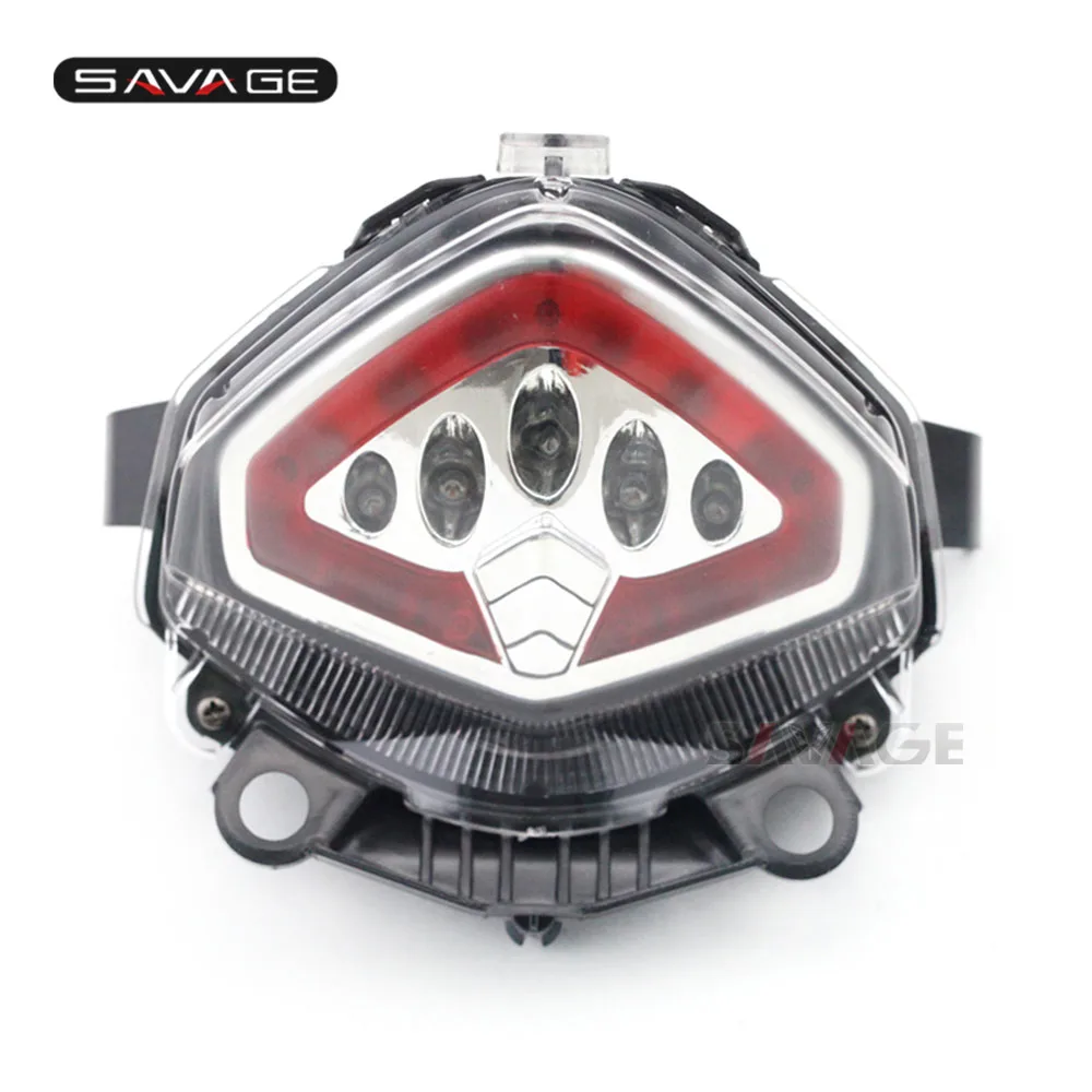Clear Хвост светильник светодиодный поворотник мигалки лампы для HONDA CBR 400R/500R сертификатом от сертификационной 400X/500X/500F 2013- CBR400R CBR500R CB400X CB500X CB500F - Цвет: Clear