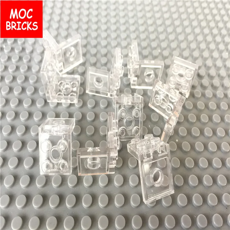 Кубики MOC 10 шт./лот кронштейн 2x2 с 2 отверстиями подходит для экшн фигурок 3956