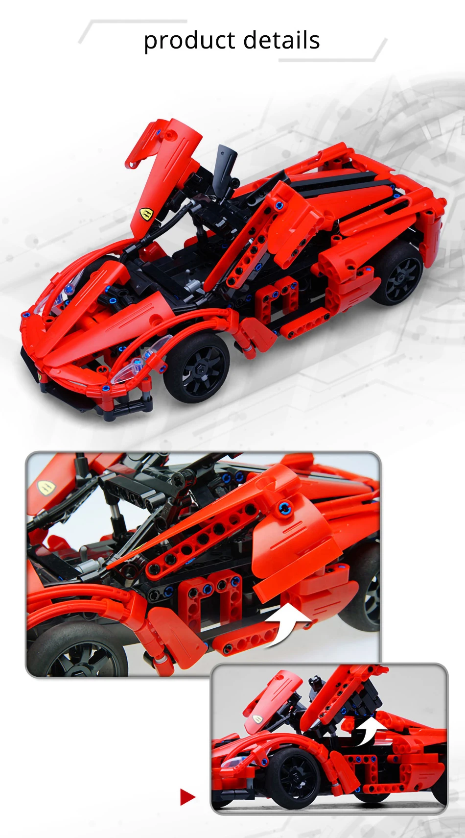 Technic серия Радиоуправляемая машина дистанционное управление гоночный автомобиль электрические строительные блоки кирпичи игрушки для детей подарок