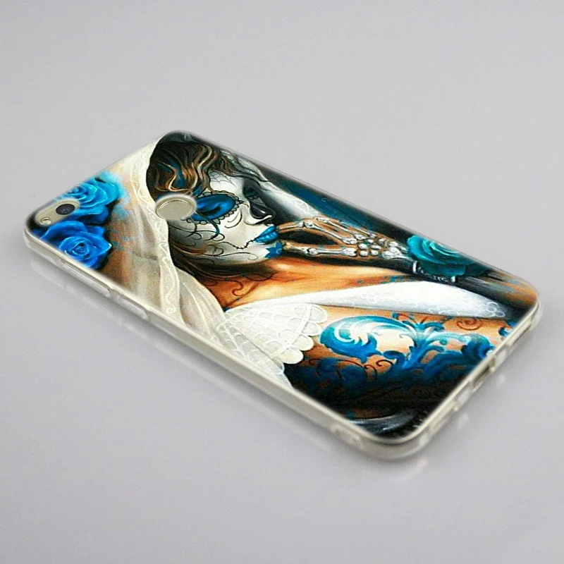 Мягкий силиконовый чехол Catrinas и skull для Huawei NOVA 3 3i 4 Honor 7A Pro 7S 6X 7X 8X 8 9 10 Lite Play View 20