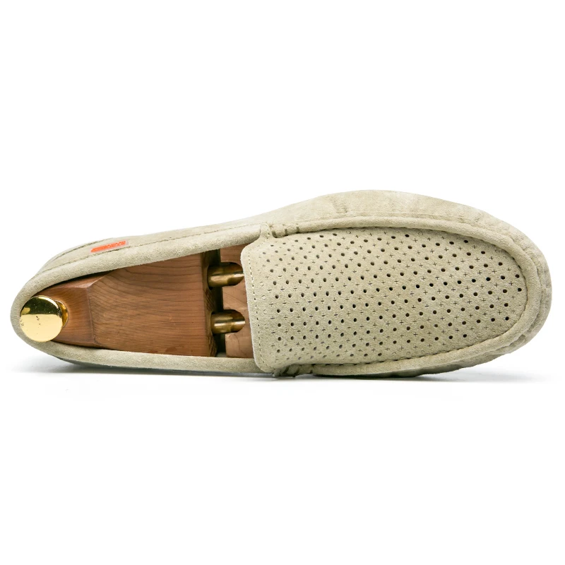 Мужские слипоны мужские лоферы замшевые мокасины для вождения повседневные