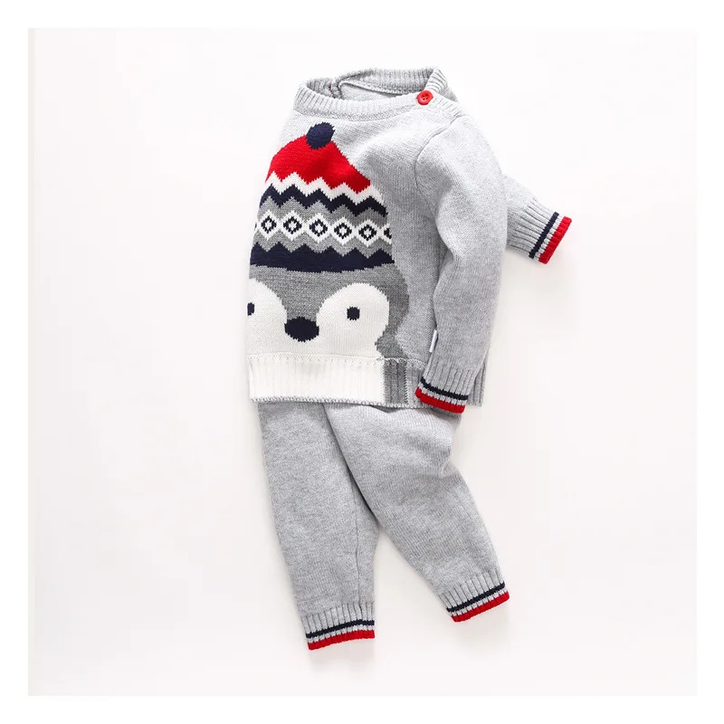 Одежда для малышей Комплекты со свитером Осенняя одежда девочек Рождественский
