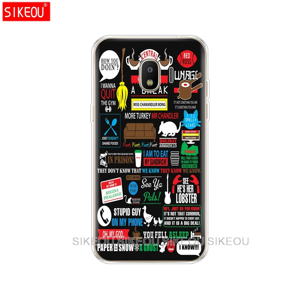 Силиконовый чехол для телефона Samsung Galaxy J3 J5 J7 2017 J330 J530 J730 PRO j2 2018 friends tv с вонючим