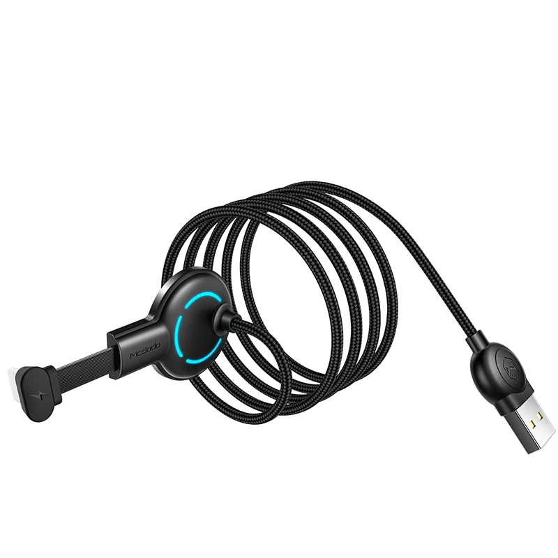 USB Charger Cable LED Mobile Game 8 Pin Fast for iPhone For Samsung S10 Xiaomi Phone Cables Type-C | Мобильные телефоны и