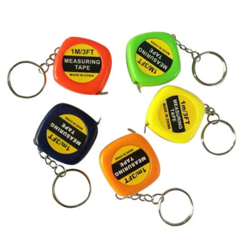 

Mini Portable Pull Ruler Keychain Color Random New Key Chain 1pc 1m/3ft Easy Retractable Ruler Tape Measure
