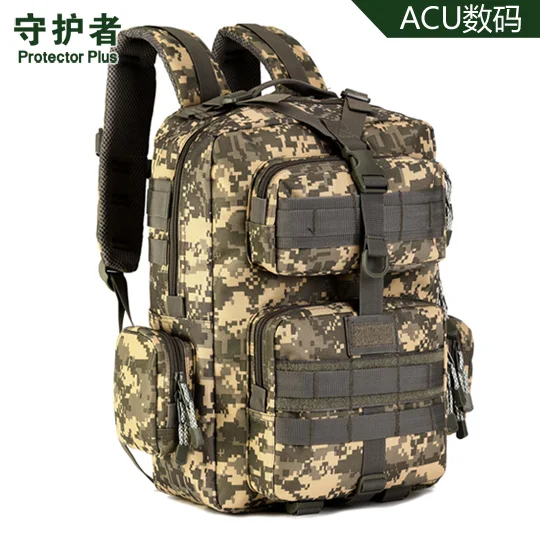 Военный армейский тактический рюкзак 30L Mochila Militar 14 дюймов, рюкзак для ноутбука, походная камуфляжная Сумка Bolsa Tatica - Цвет: ACU digital