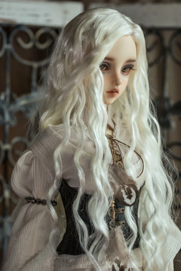 BJD кукла парики имитация мохер волна волос для 1/6 1/4 1/3 BJD DD аксессуары для кукол SD Мягкие Парики из натуральных волос