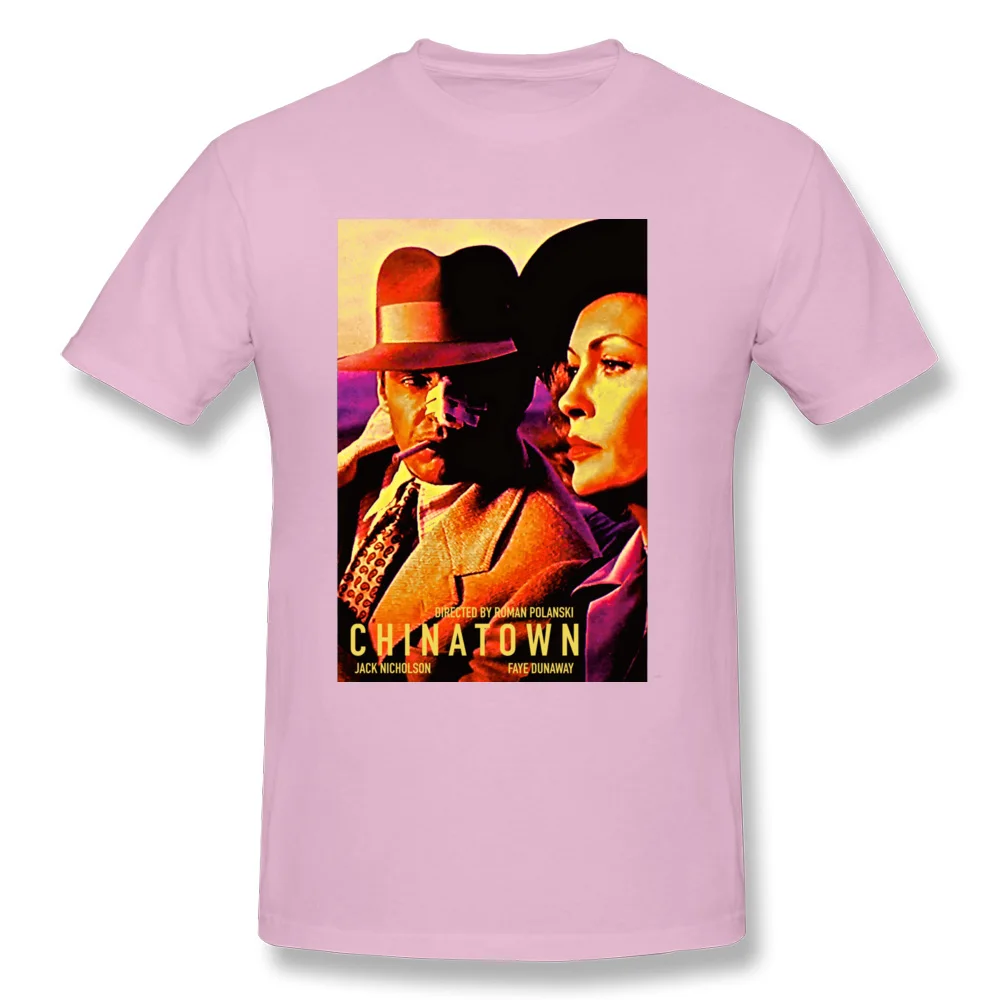 Chinatown/мужская футболка с постером из фильма триллер Винтажная детектив топы и