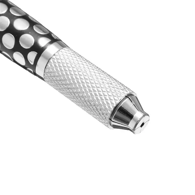 2 способа microblading ручка татуировки Постоянный Макияж 3D бровей Munsu руководство ручка горошек Сталь ручка W С кристалалми и стразами