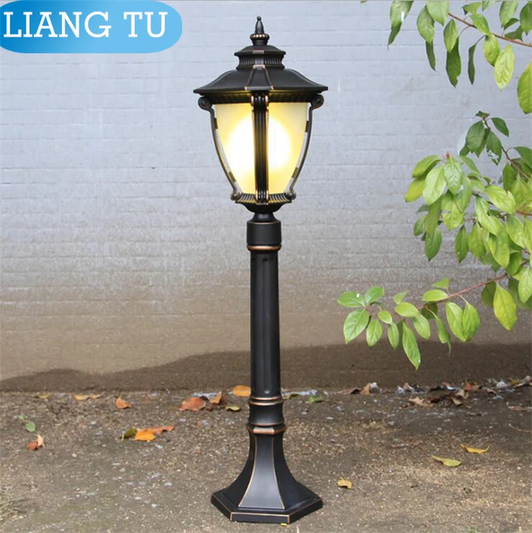 Street lamp pole landscape light pole Europe garden outdoor lighting poles bronze classical outdoor pole lamp