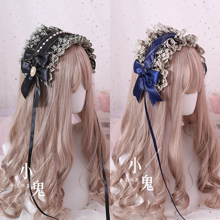 Lolita Gott dark line the cross loita hairband gothic hair accessory yra tiara