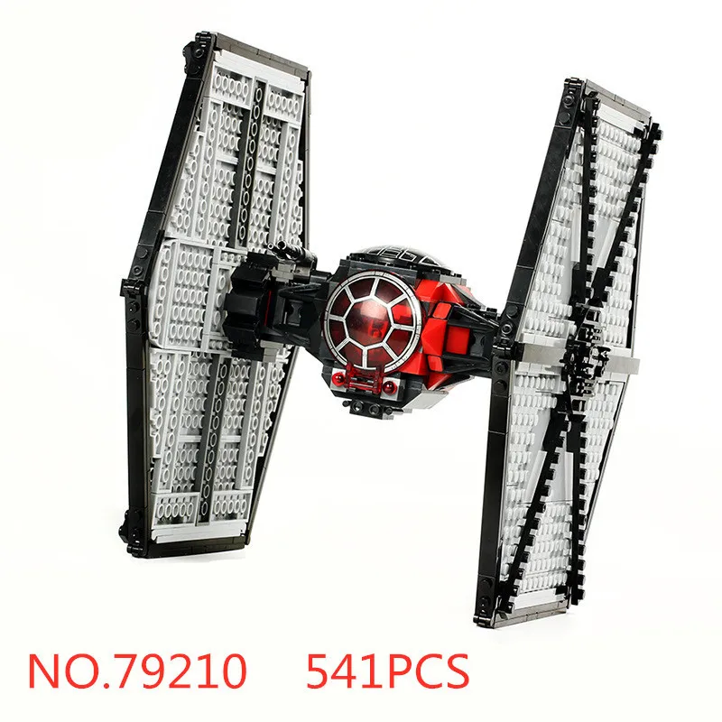 79210 Звездные игрушки войны совместимые с Legoing блоком 541 шт. TIE Fighter модель