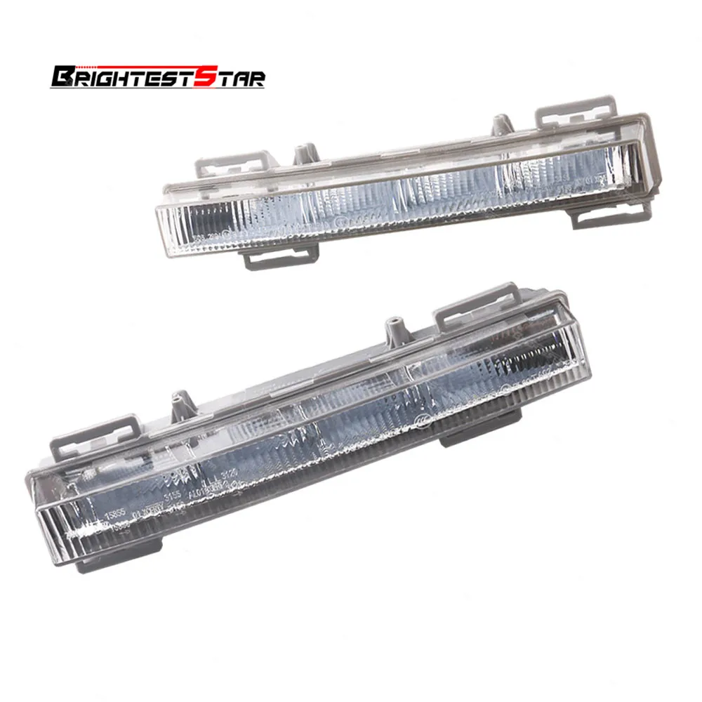 Пара 2049065401 2049065501 для Mercedes ML Class GL 2012 2013 2014 2015 светодиодные дневные ходовые огни