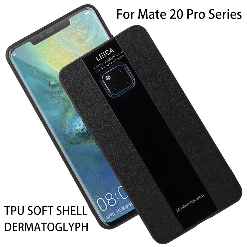 GKK для Huawei Mate 20 pro 20X чехол роскошный кожаный текстурный деловой Ударопрочный