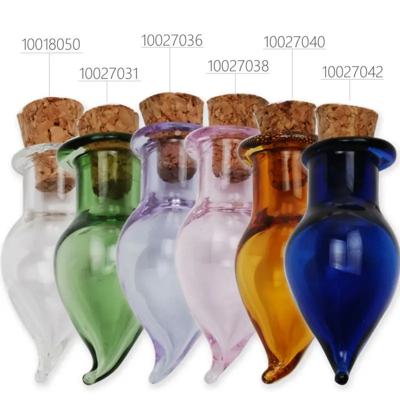 Красочная маленькая пробирка Чили в форме пустой маленькой стеклянной бутылки