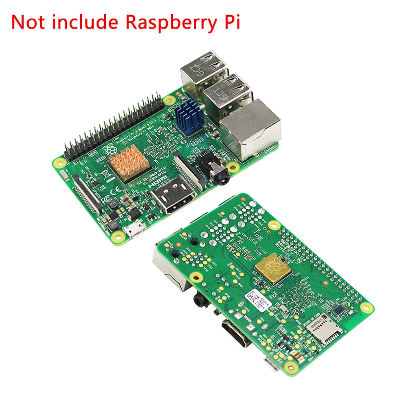 Высококачественный Raspberry Pi 3 Model B радиатор 2 Cooper и 1 алюминиевый для 3B + /