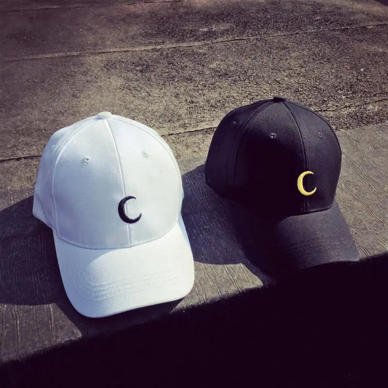 Мужская и Женская бейсбольная Кепка с вышивкой Луна кепка в стиле хип хоп