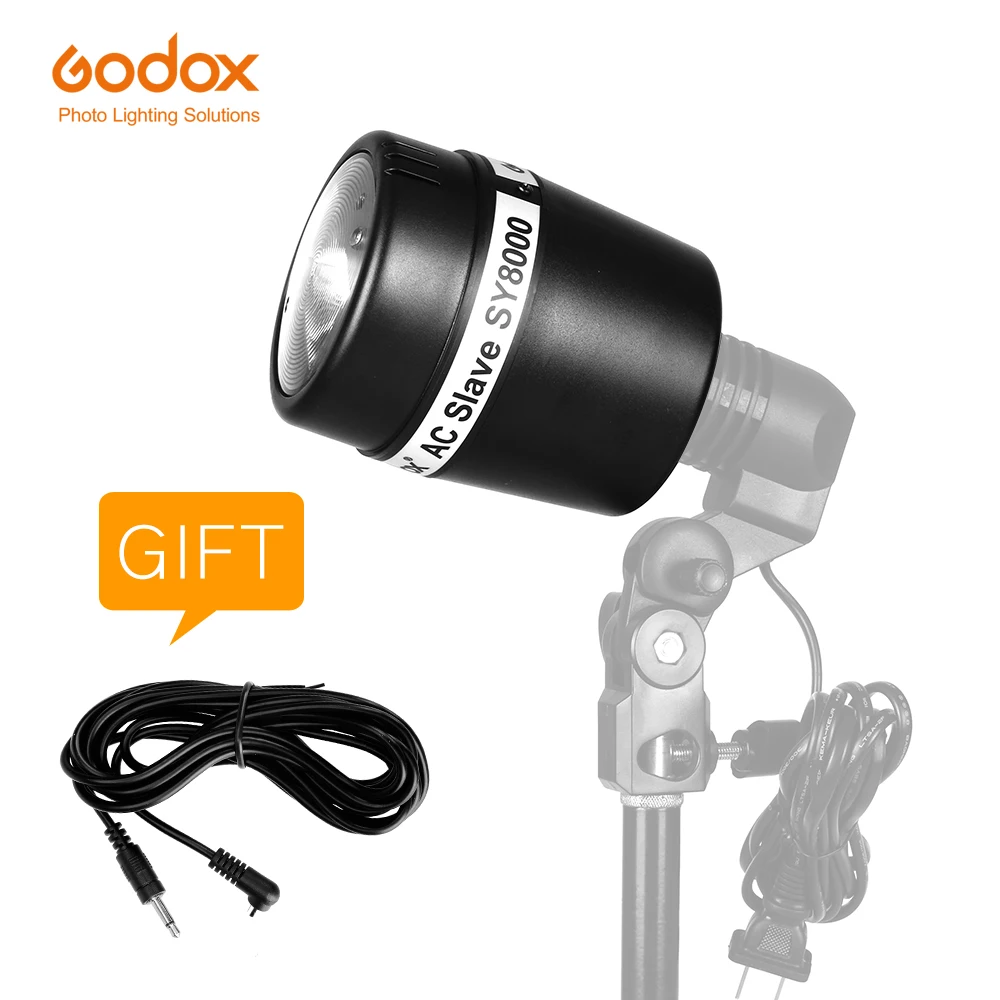 Godox SY8000 Studio E27 винт AC Slave Flash Strobe Bulb светильник | Электроника