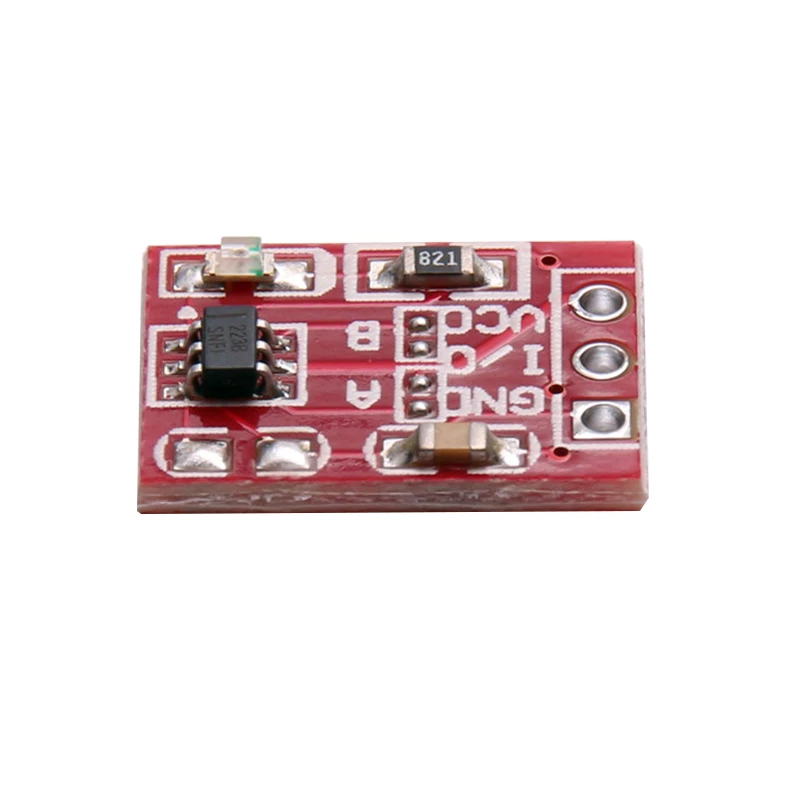 Glyduino TTP223 Модуль Сенсорного ключа емкостная кнопка включения самоблокирующийся