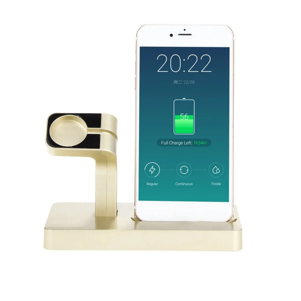 Зарядная док-станция 2 в 1 для Apple Watch Держатель зарядного устройства iPhone 6/6plus/6s/7plus