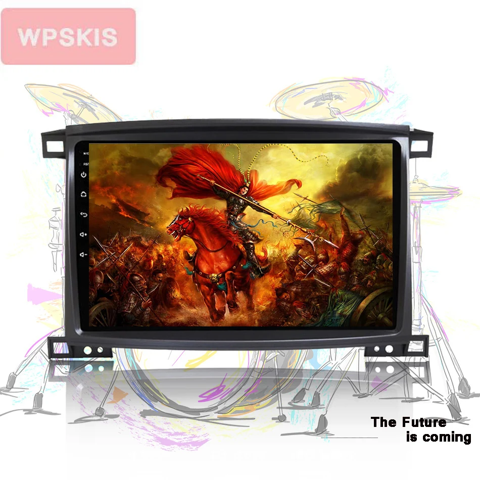 2din 1024*600 Android 10 0 автомобильный Радио DVD GPS навигация Центральный Мультимедиа для