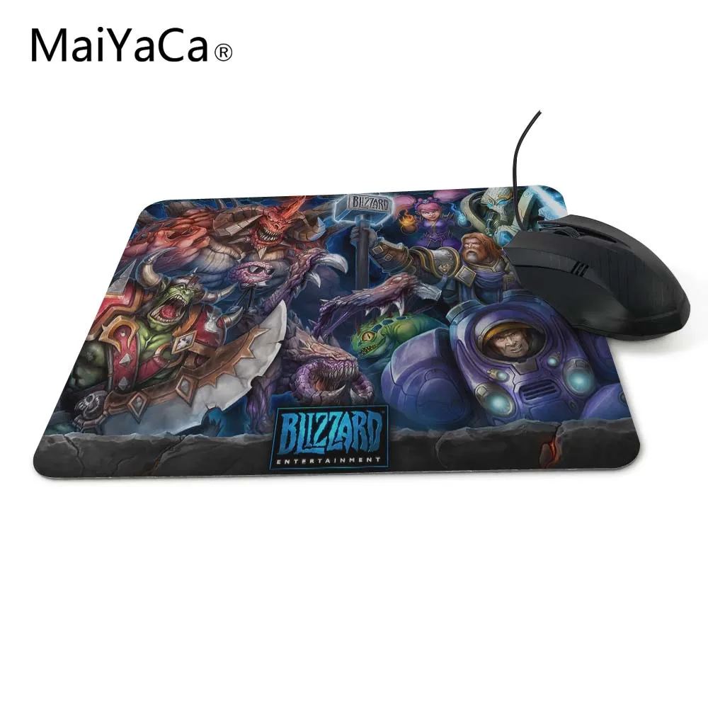 Blizzard развлекательные коврики для мыши, игровой коврик для компьютерной мыши 180 мм X 220 мм x 2 мм