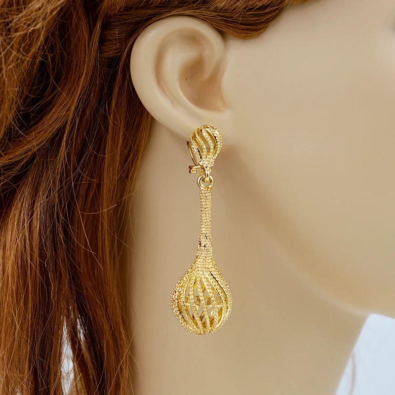 Sunny Jewelry, богемные ювелирные изделия, серьги с шариками для женщин, Висячие роскошные длинные серьги, свадебные серьги для помолвки, ювелирные изделия, подарки