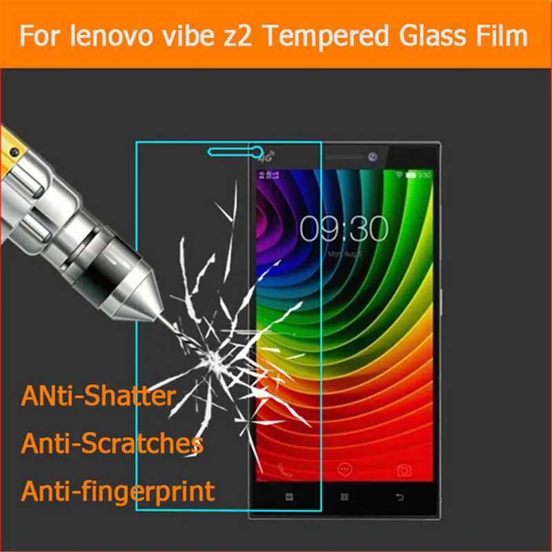 

Tempered Glass For Lenovo Vibe Z2 Z2w 5.5 inch Screen Protector 9H Toughened Protective Film Guard