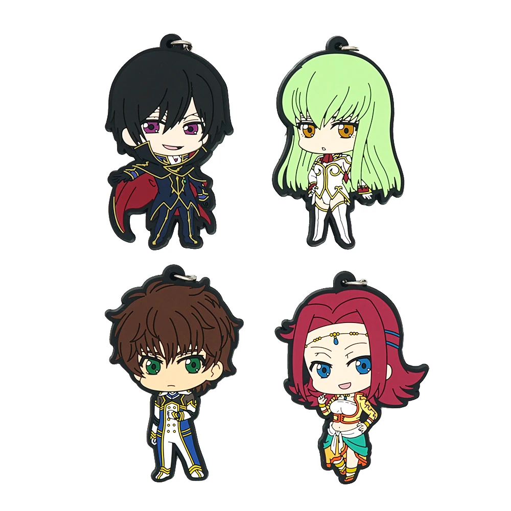 

Код Geass GAIDEN Anime Lelouch C.C. Резиновый брелок Kallen Suzaku