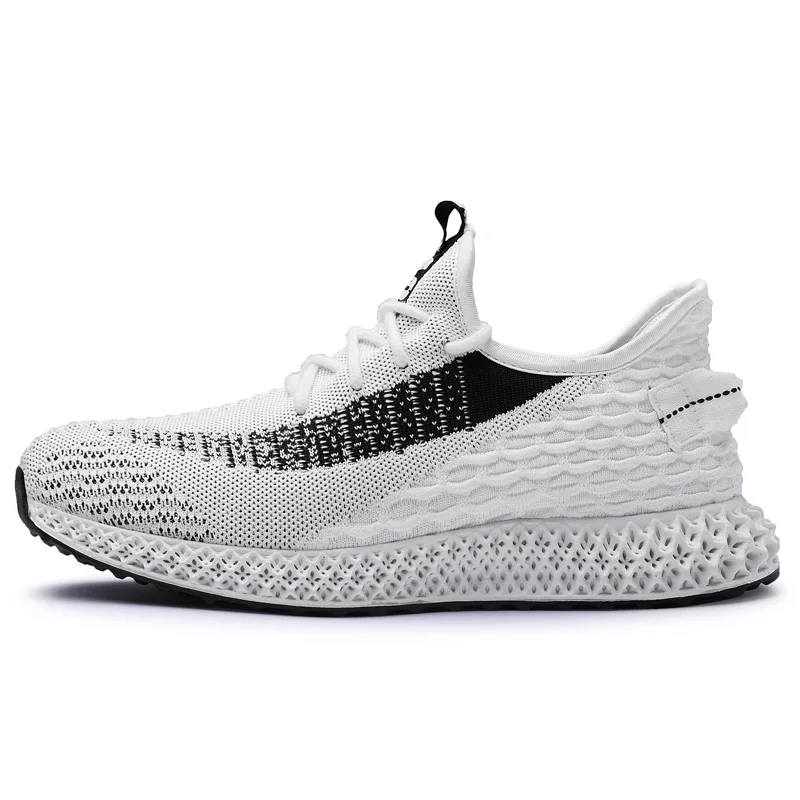 Мужская дышащая Спортивная обувь Zapatillas Кроссовки больших размеров удобная для