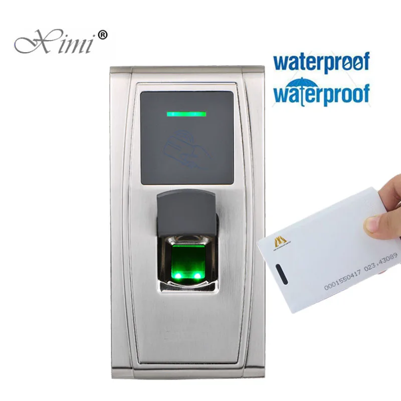 IP65 Водонепроницаемый Открытый использование отпечатков пальцев и 125 кГц RFID карты