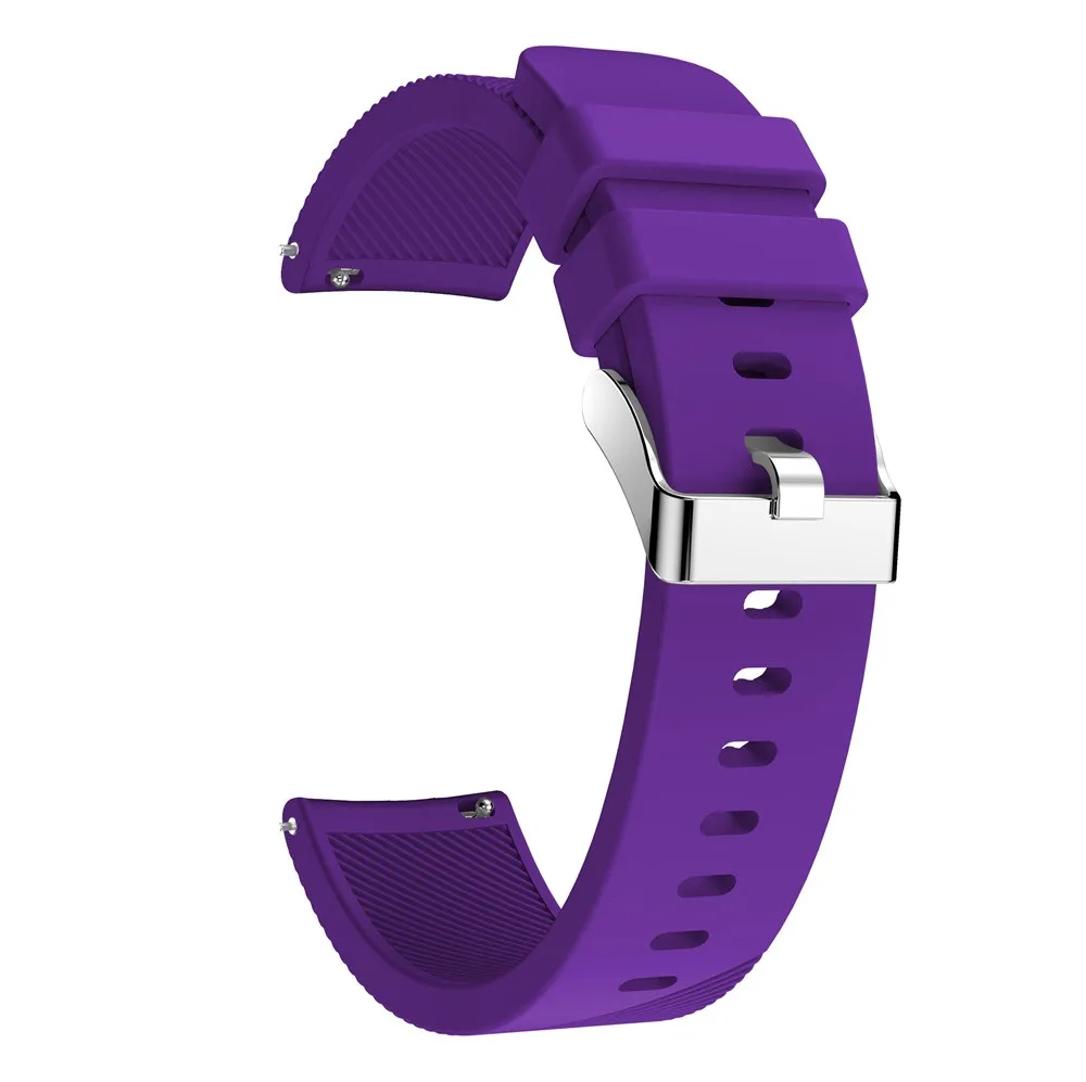 Мягкий силиконовый аксессуар часы Wirstband для Huami Amazfit Bip Молодежные часы сменный Браслет умные часы с ремнем - Цвет: Purple